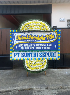 Papan Bunga Duka di Mungseng