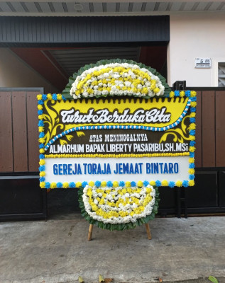 Papan Bunga Duka di Mungseng